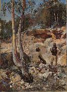 Walter Withers Fossickers Spain oil painting artist